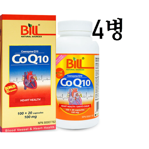 CoEnzyme Q10 100mg 120정(심장 고혈압)  4병