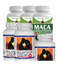 (더 강력한)슈퍼에렉스 맥스60정*3병,오르가닉 마카 650mg 60정*3병.(60대는 청춘으로,20대는 더굵고 길고 강하게)3달분